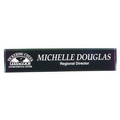 Name Plate Wedges - Black Acrylic - 2" x 8"